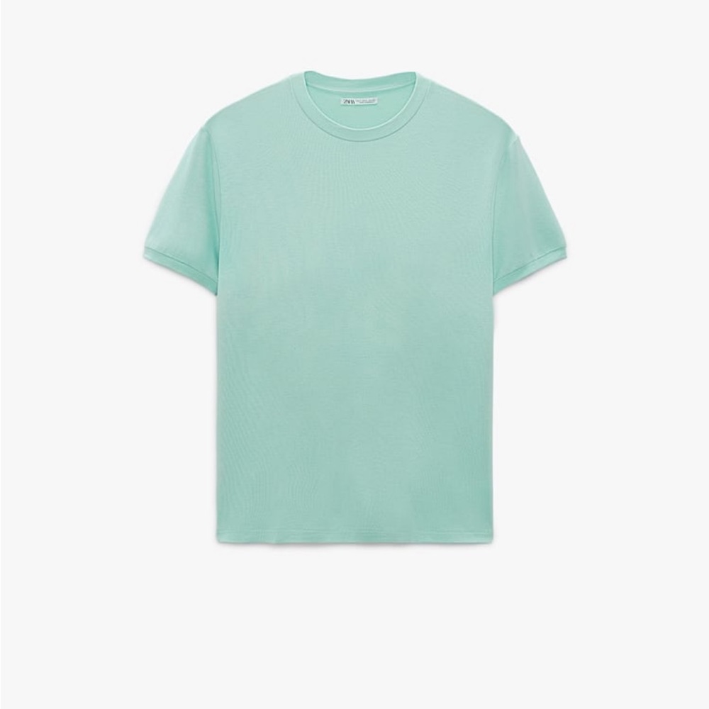 Mint knit shirt